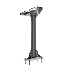 EAZUSE mount beside 16-inch pole to show correct scale and installation fit