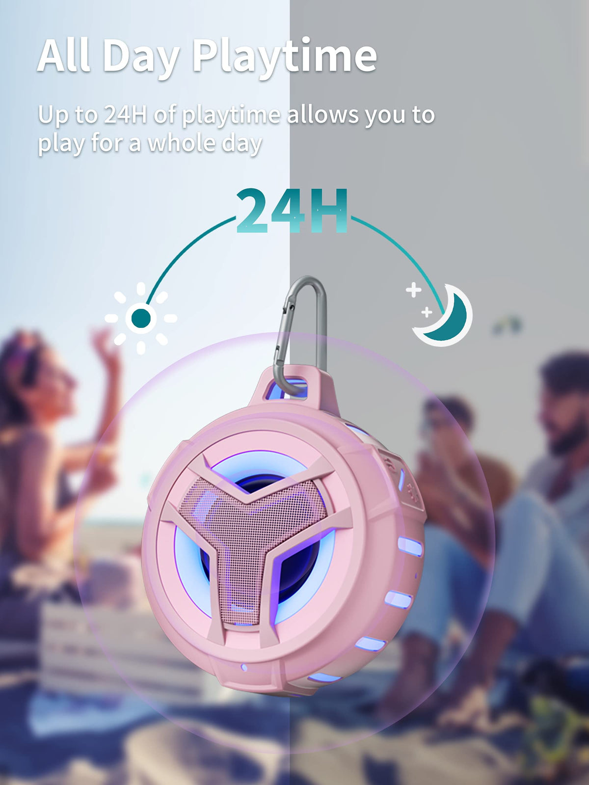 EBODA charging port and cable showing fast recharge convenience