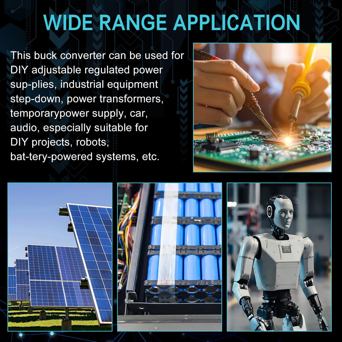 EBOOT MP1584EN input/output voltages demonstrated for versatile use.
