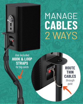 ECHOGEAR wide base top-down view providing stable footprint benefit