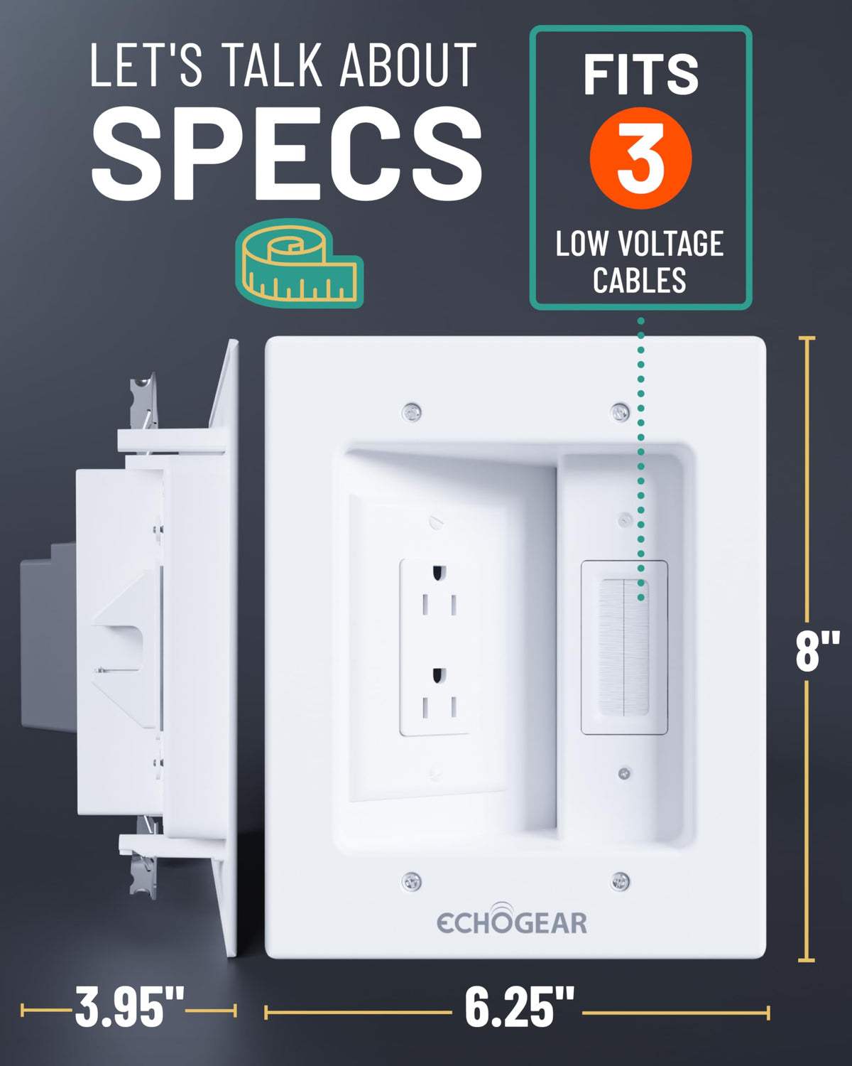 ECHOGEAR drywall saw designed for quick, clean in-wall cuts