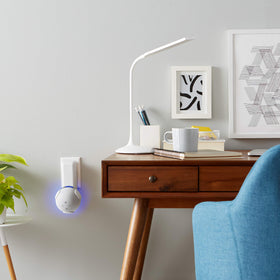 ECHOGEAR Echo Dot 4th Gen with rotating mount for adjustable sound.