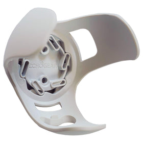 Cable management keeps cords neat around the EchoGear mount