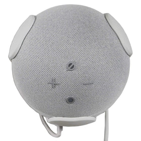 Echo Dot 4th Gen mounted with 360-degree rotation for easy button access