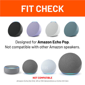 ECHOGEAR Echo Pop base provides stable support for wall mounting.