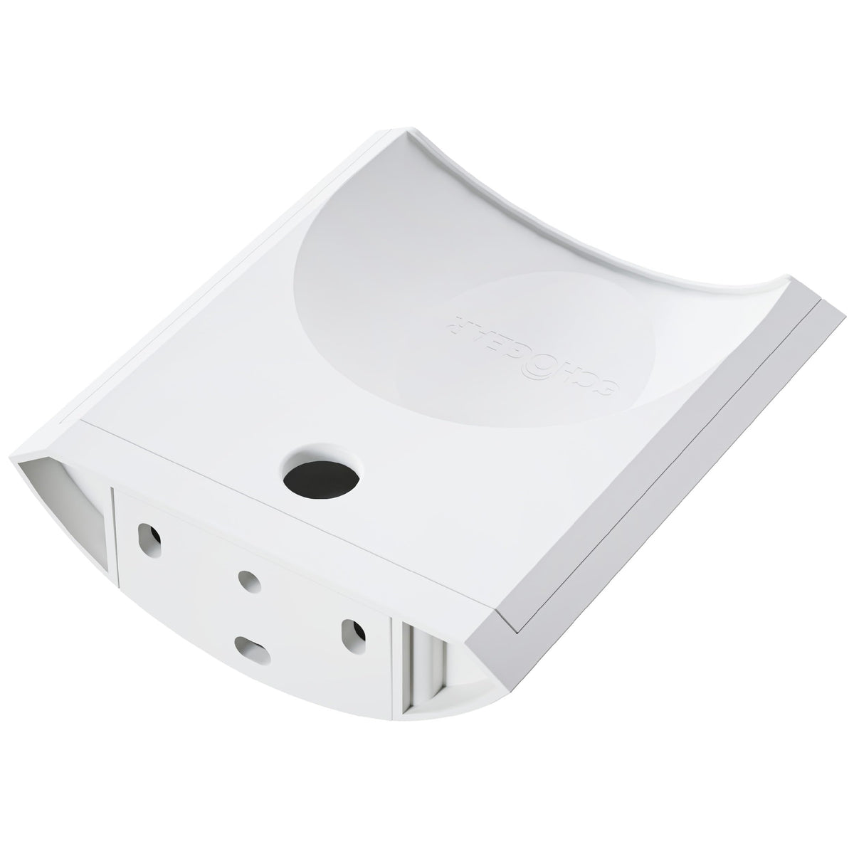 ECHOGEAR Echo Pop wall mount plate on clean wall for clutter-free counter