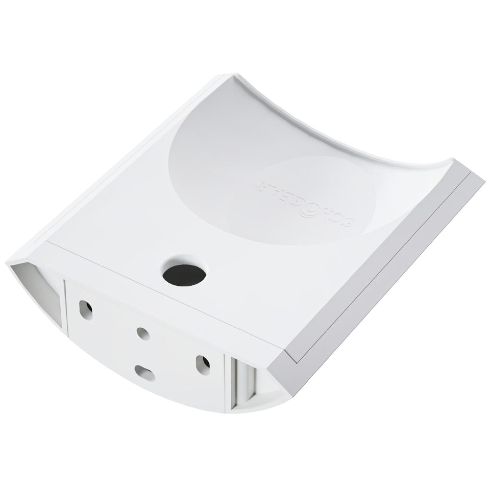 ECHOGEAR Echo Pop wall mount plate on clean wall for clutter-free counter