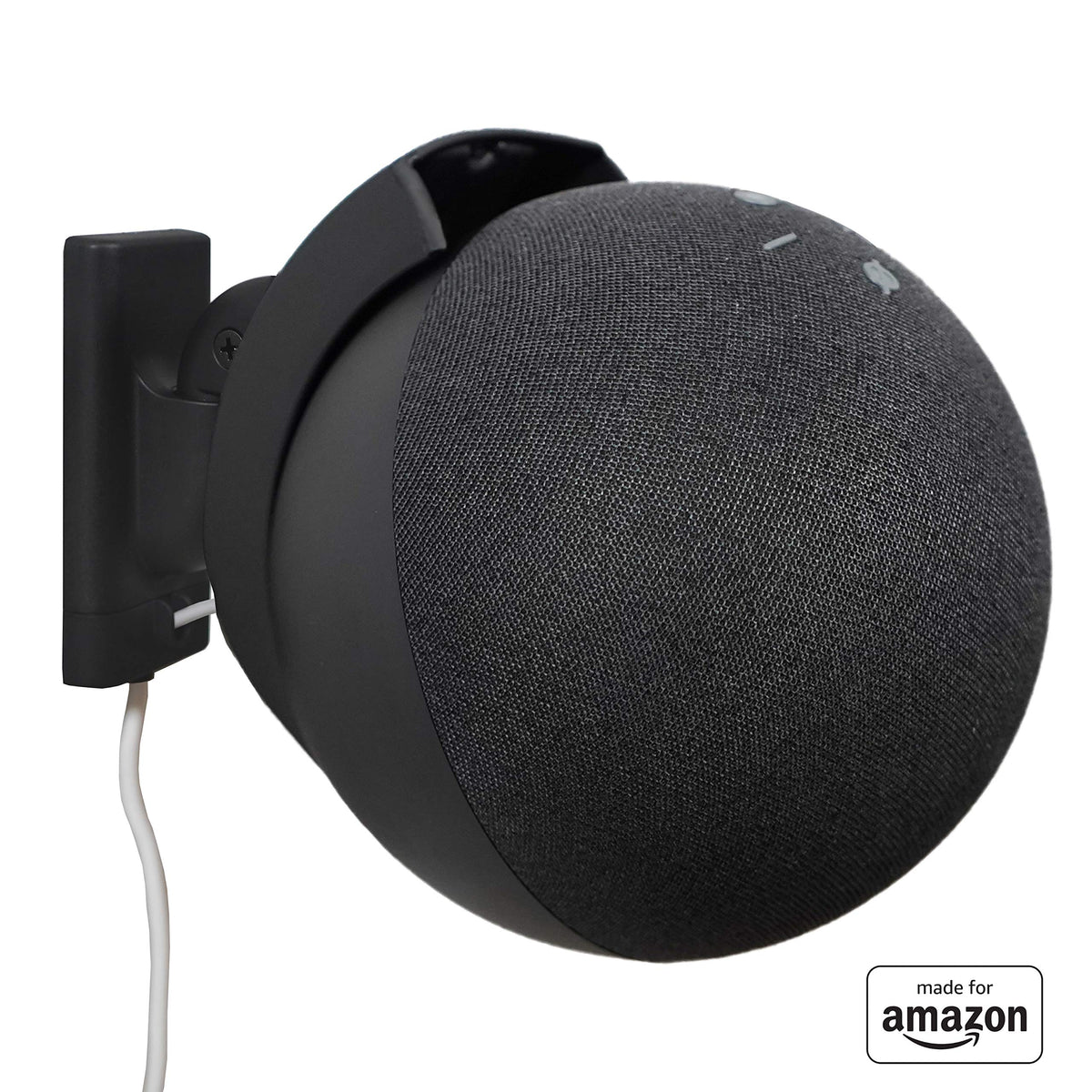 ECHOGEAR front view of wall mount showing compact design and easy install benefit