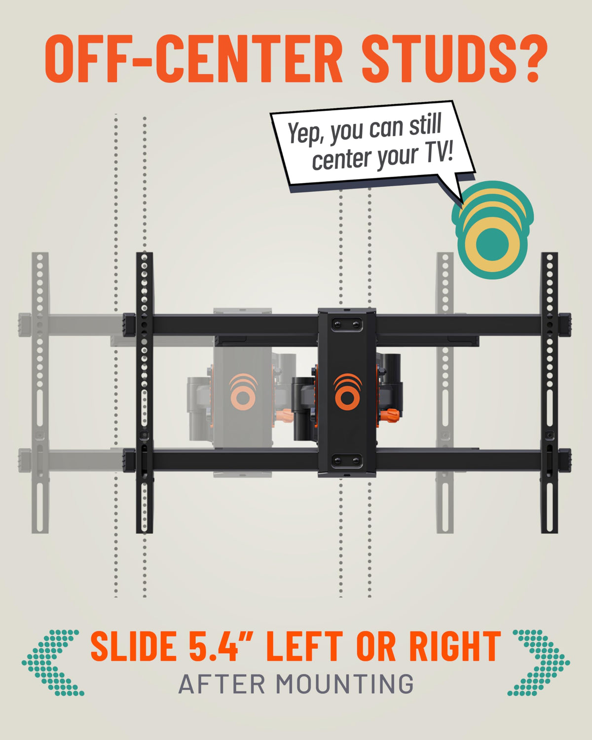 ECHOGEAR included hardware kit simplifies mounting with everything needed.