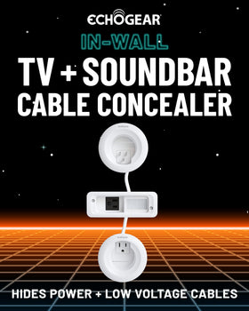 ECHOGEAR drywall hand saw in-wall kit for safe cable routing.
