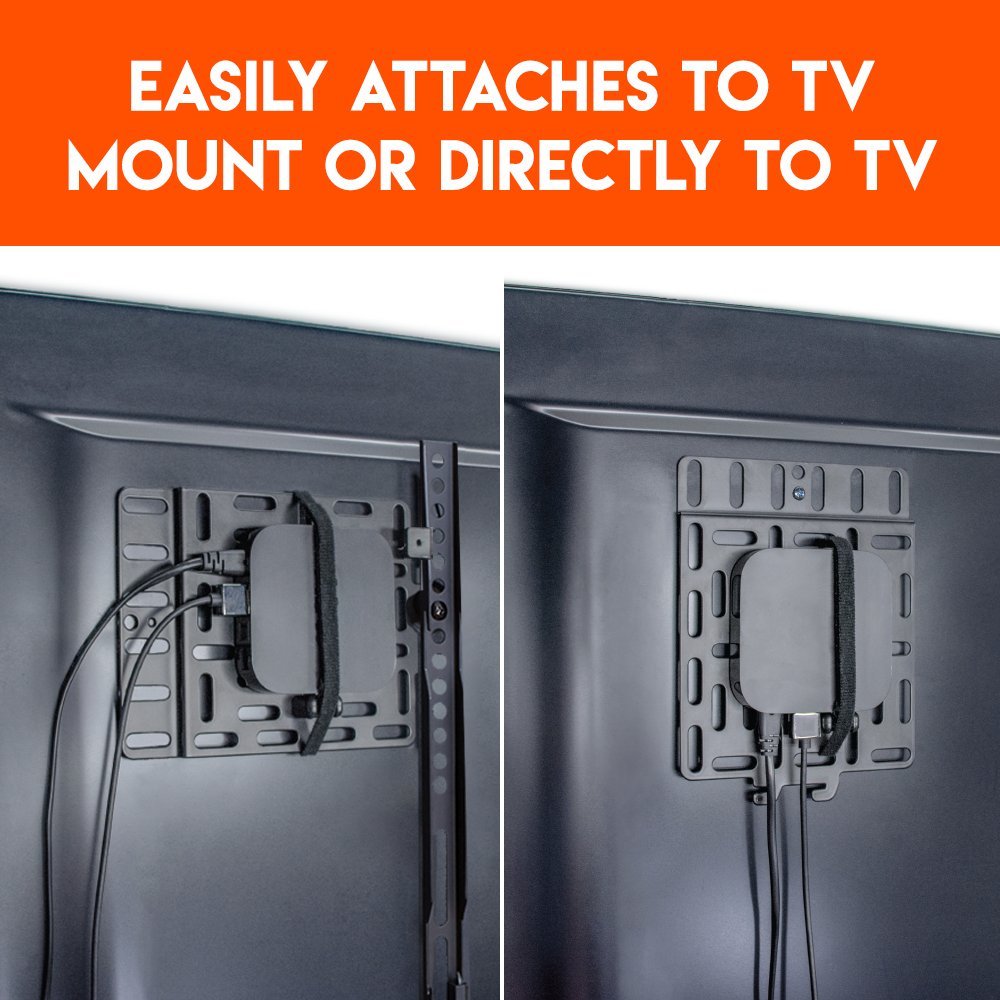 ECHOGEAR supports devices up to 3 lbs for popular streaming boxes.