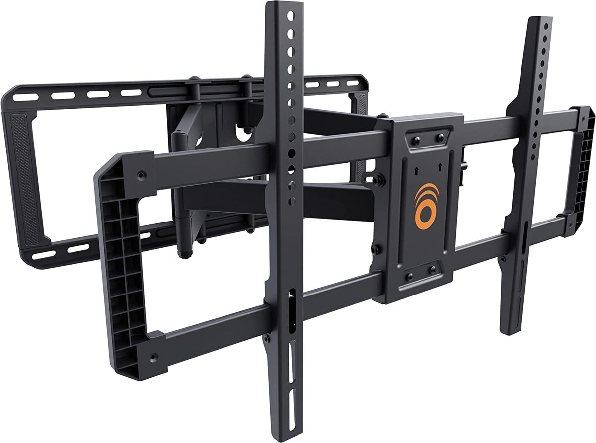 ECHOGEAR MaxMotion wall mount full-motion range enables flexible viewing.