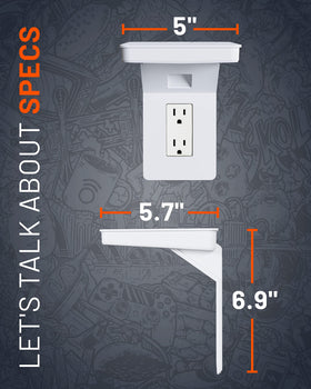 Easy screwdriver install with included brackets for quick setup.