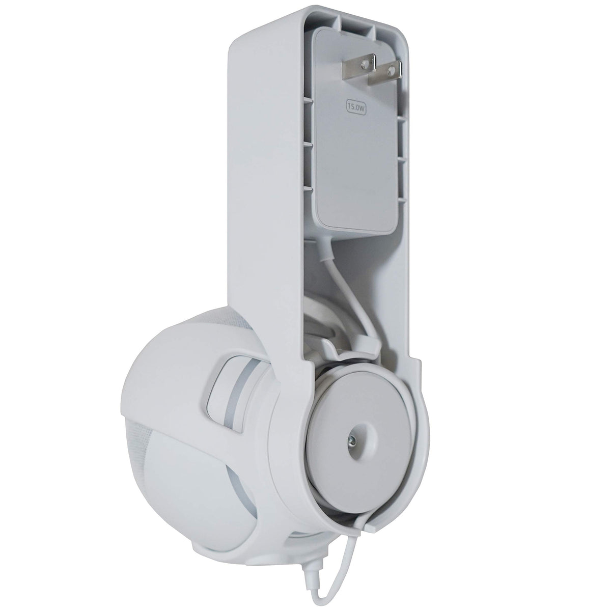 ECHOGEAR rotating mount directs Echo Dot 4th Gen sound toward you.