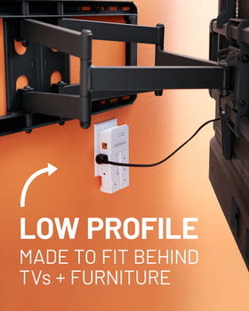 ECHOGEAR secure install with included screw for sturdy mounting.