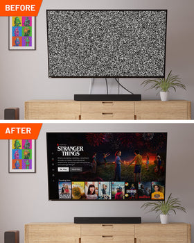 ECHOGEAR paintable grommets blending with wall color