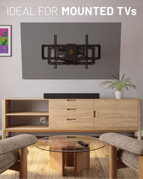 ECHOGEAR kit accommodating thick HDMI cables through pass-throughs