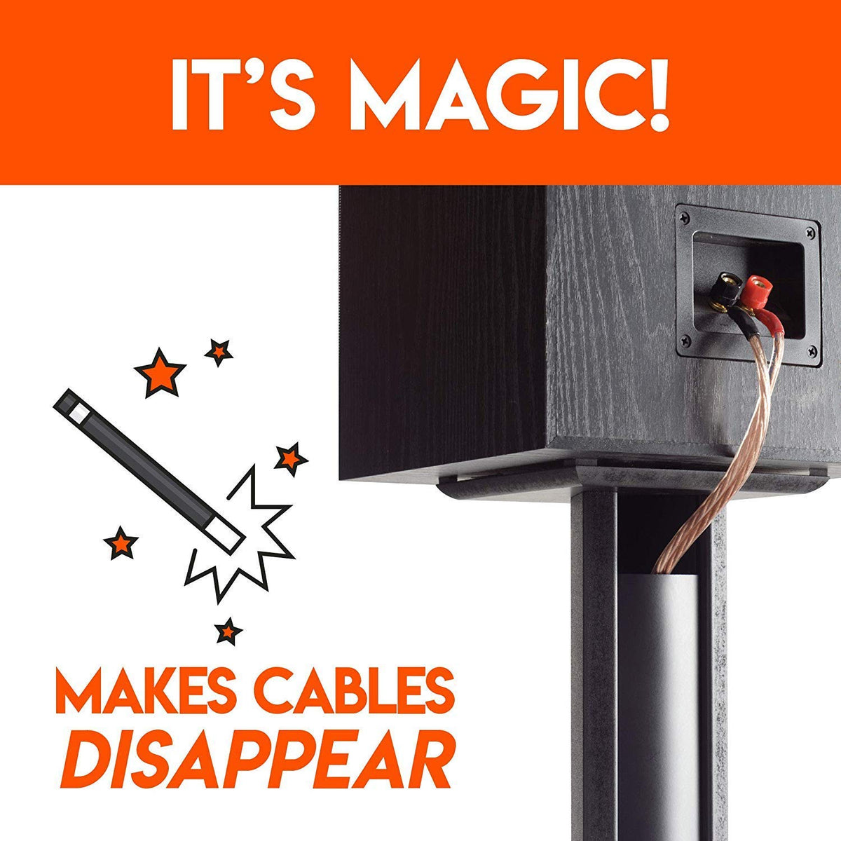 ECHOGEAR cable-management channel keeps wires neat and safe