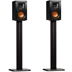 ECHOGEAR universal floor speaker stands with a 5x5 top plate for secure seating