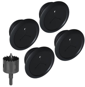 ECHOGEAR wall cable hiders conceal cables behind a TV for a cleaner entertainment setup.