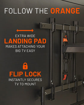 ECHOGEAR pre-assembled TV interface detail reducing setup time benefit