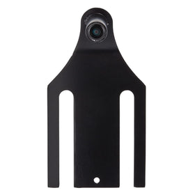 EchoMaster spare-tire-mount backup camera on Jeep Wrangler JK for safer reversing.