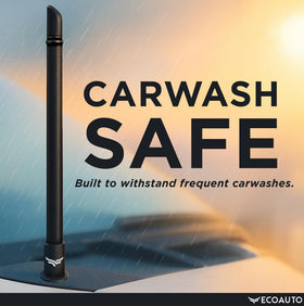 EcoAuto 8-inch antenna installs without tools for quick upgrades.