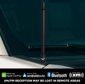 EcoAuto 8-inch antenna on Jeep Wrangler Gladiator adds compact style and ease.
