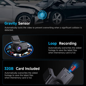 ecomoment 3.16-inch IPS screen displaying recorded footage for fast review