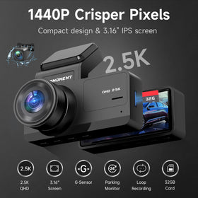 ecomoment rear camera close-up highlighting compact design and coverage