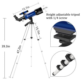 ECOOPRO telescope day-and-night versatility supports birding and lunar viewing.