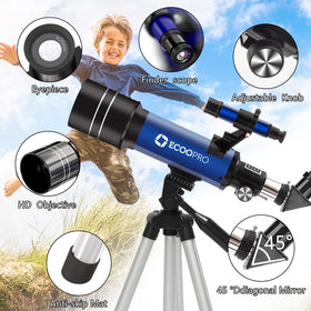ECOOPRO telescope eyepieces K25K10 offer versatile magnification options.