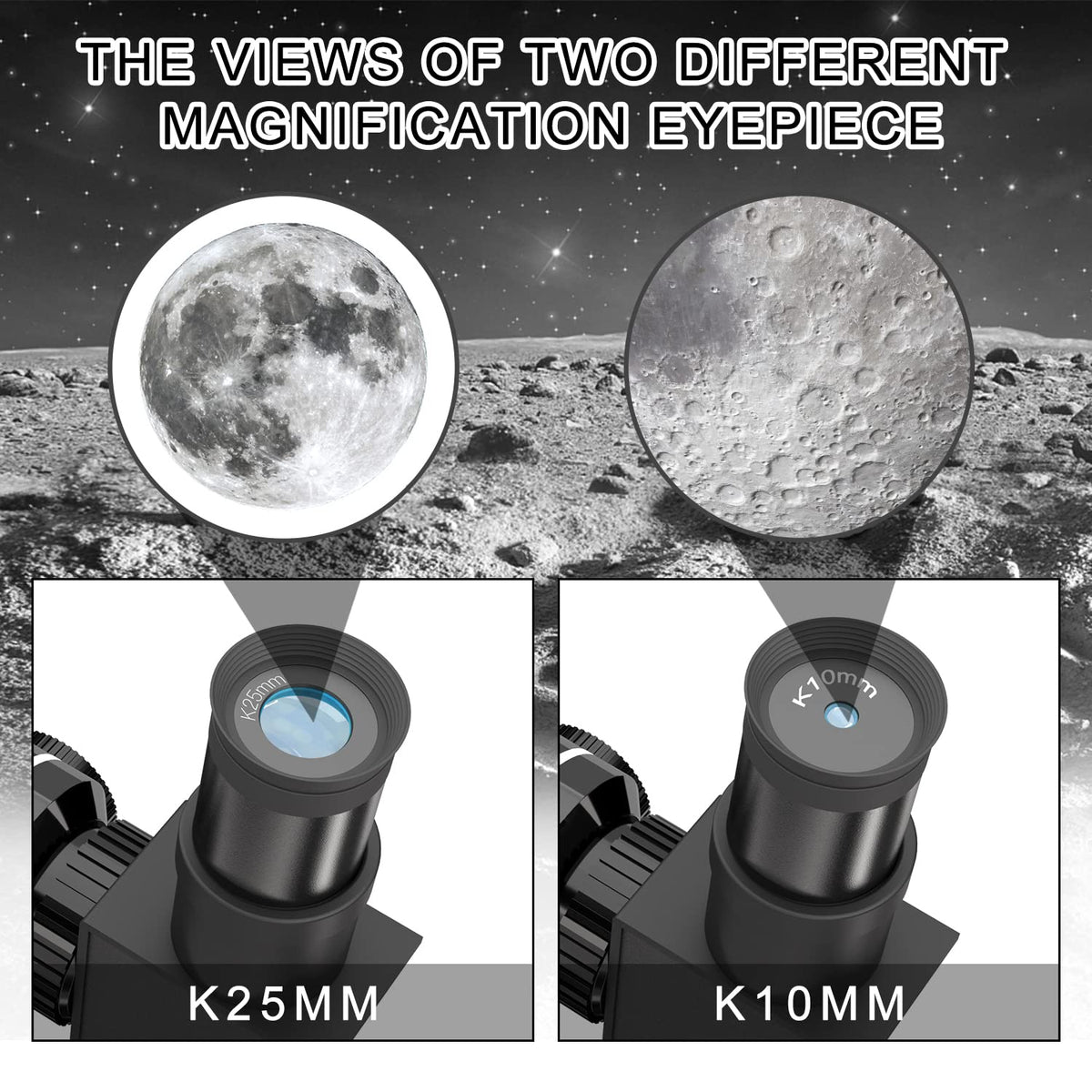 ECOOPRO telescope quick-setup enables tool-free assembly and instant observing.