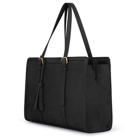 ECOSUSI front view of tote bag showing professional silhouette and roomy capacity