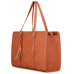 ECOSUSI front view of tote showing professional design and roomy capacity