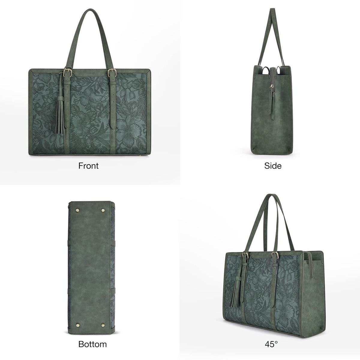 ECOSUSI adjustable handles and magnetic buckle for quick access and comfort
