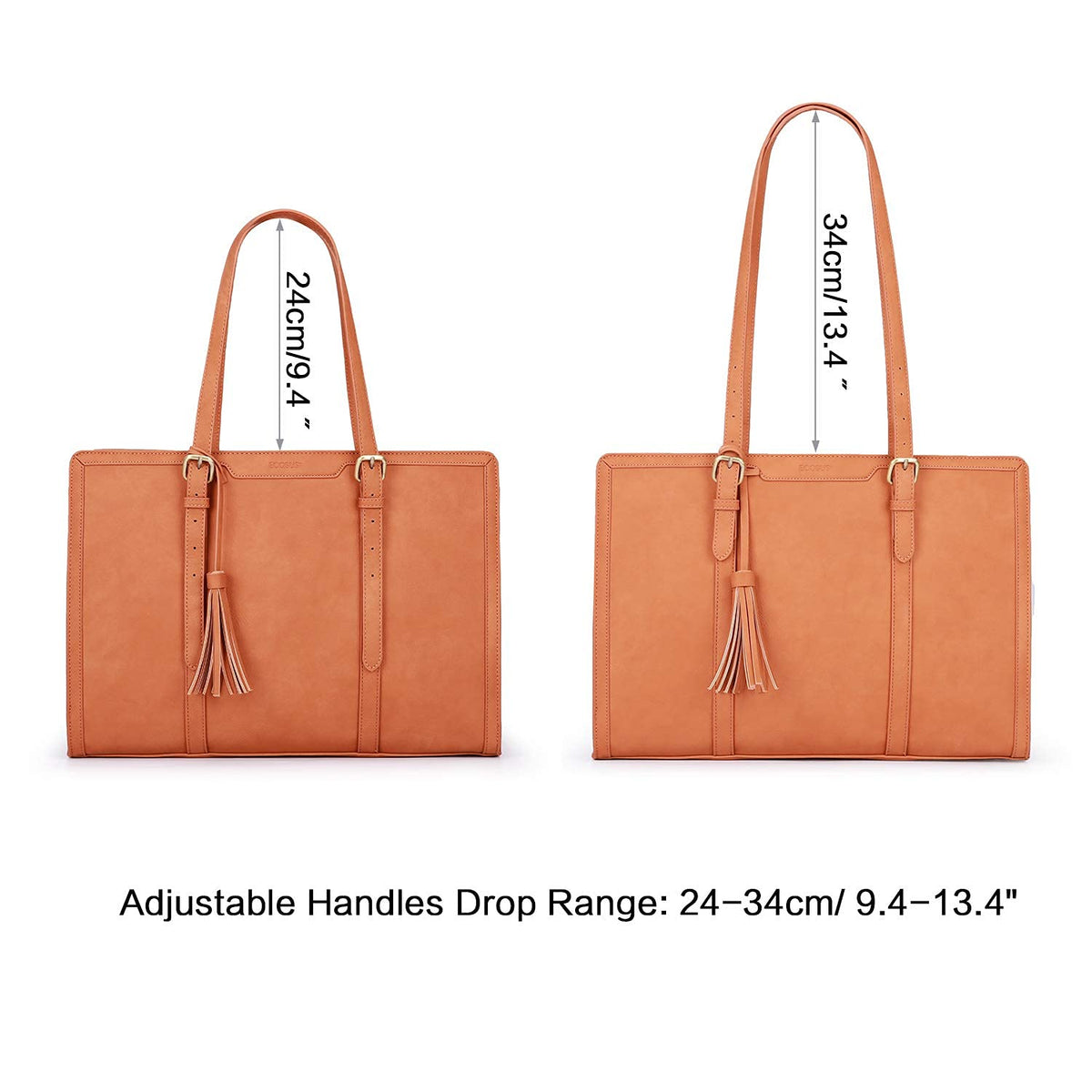 ECOSUSI tote carried on commute showcasing practical everyday style