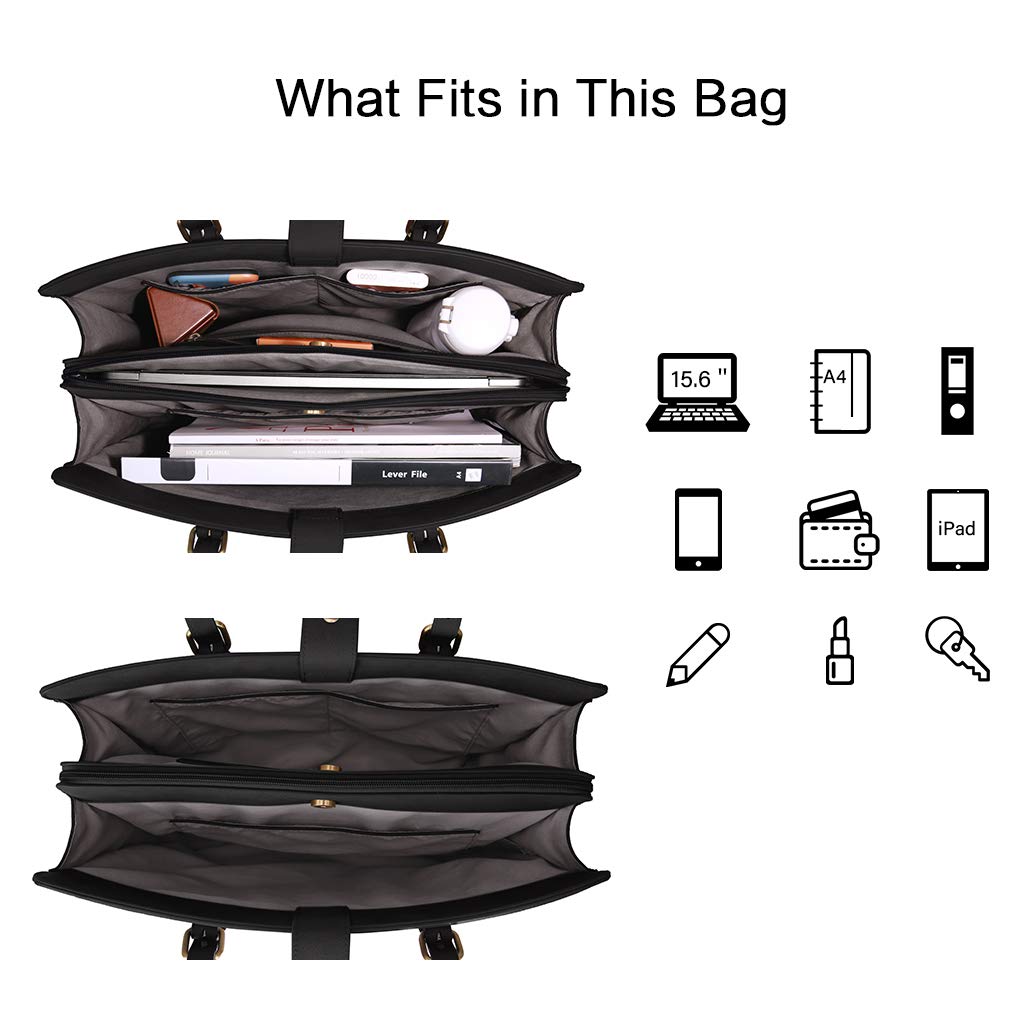 ECOSUSI open side compartments displaying organized pockets and storage benefit