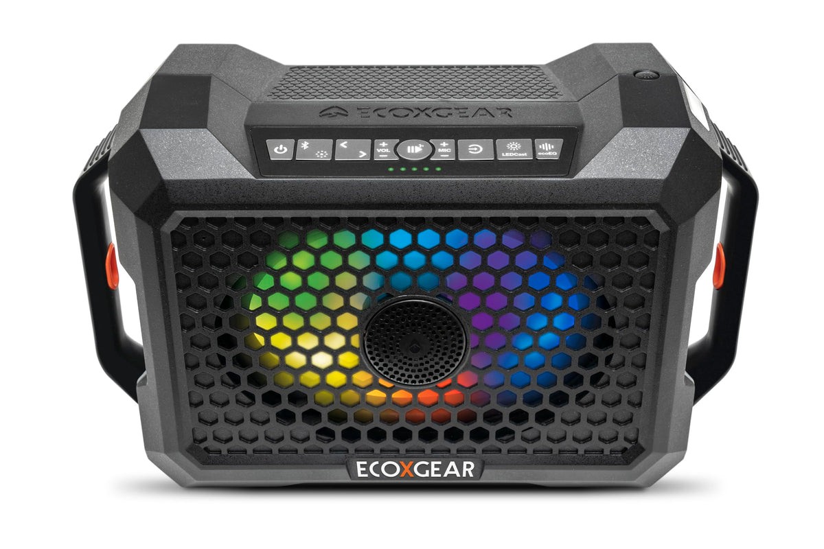 ECOXGEAR Defender IP67 waterproof and dustproof protection in action.