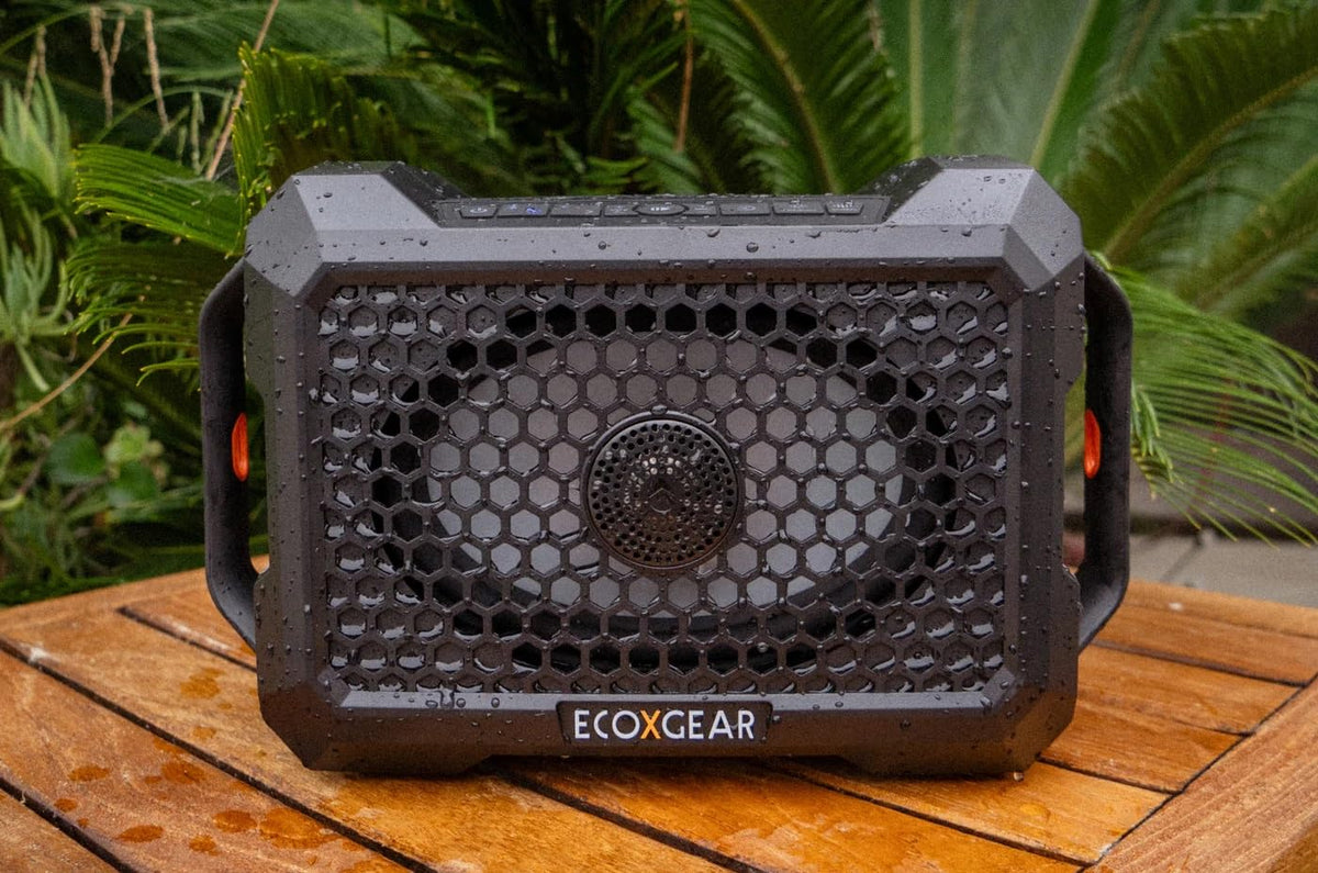 ECOXGEAR Defender external mic input for PA or karaoke.