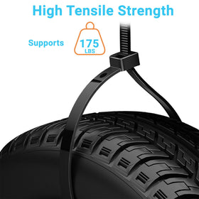 ECRABONE self-locking zip ties for quick, secure bundling of cables and items.
