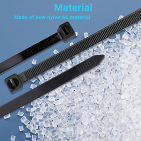 ECRABONE wide 0.35-inch zip ties for strong, heavy bundles and mounting projects.