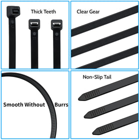 ECRABONE 0.35-inch width zip tie for strong bundles.