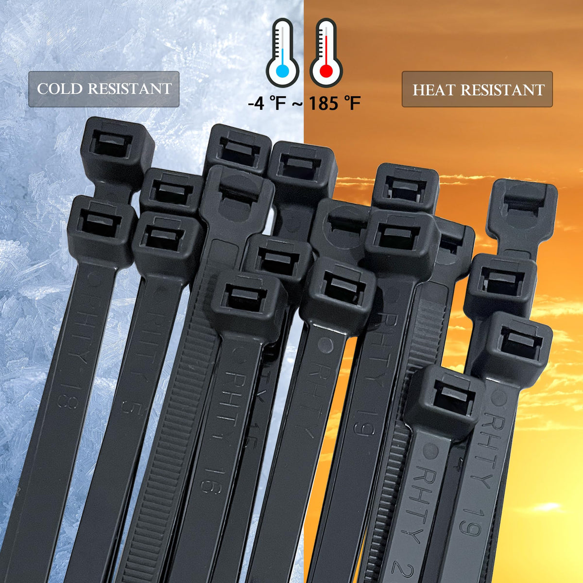 ECRABONE 24-inch ties suit indoor/outdoor projects.