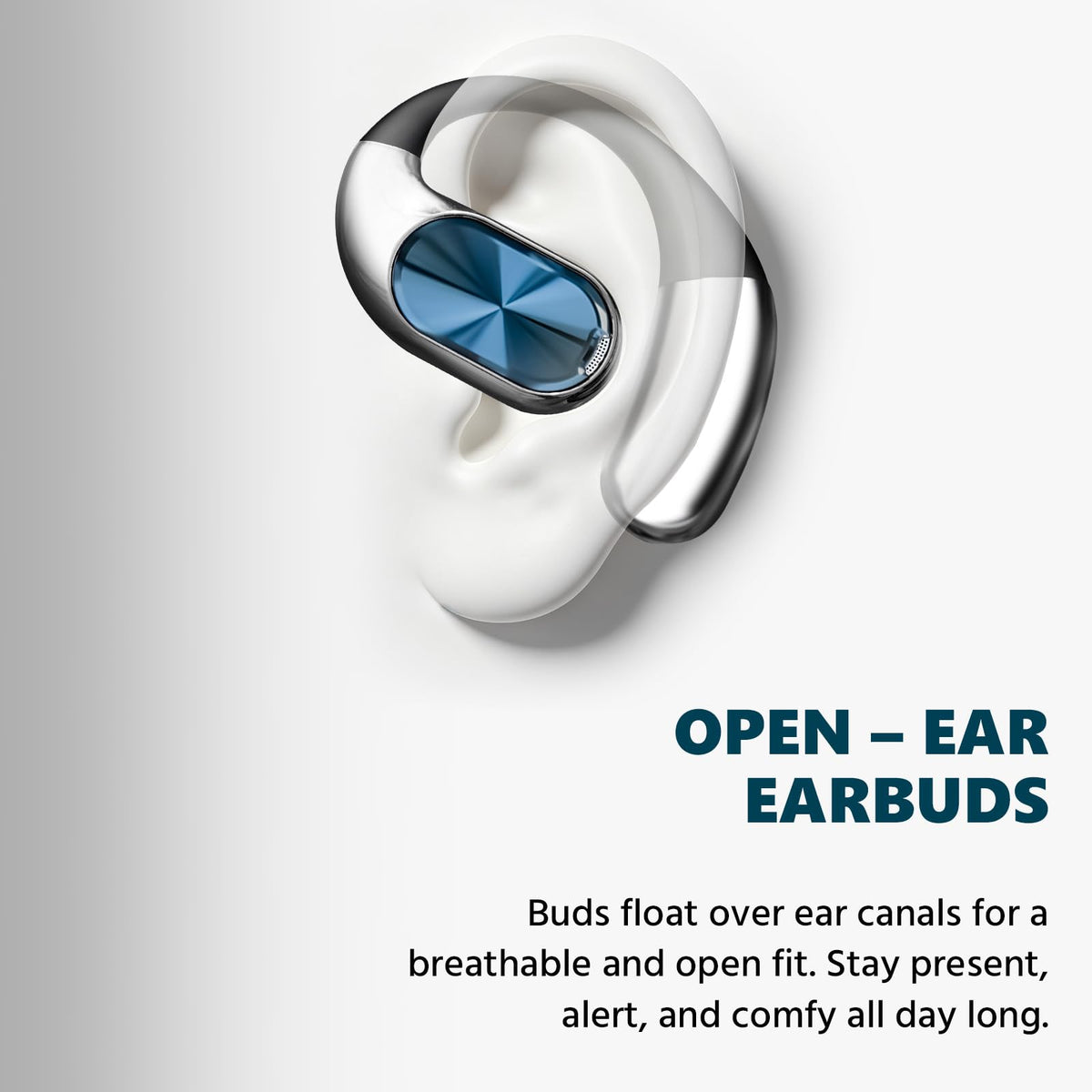 EDepot open-ear design keeps ears unblocked for safe outdoor runs and awareness.