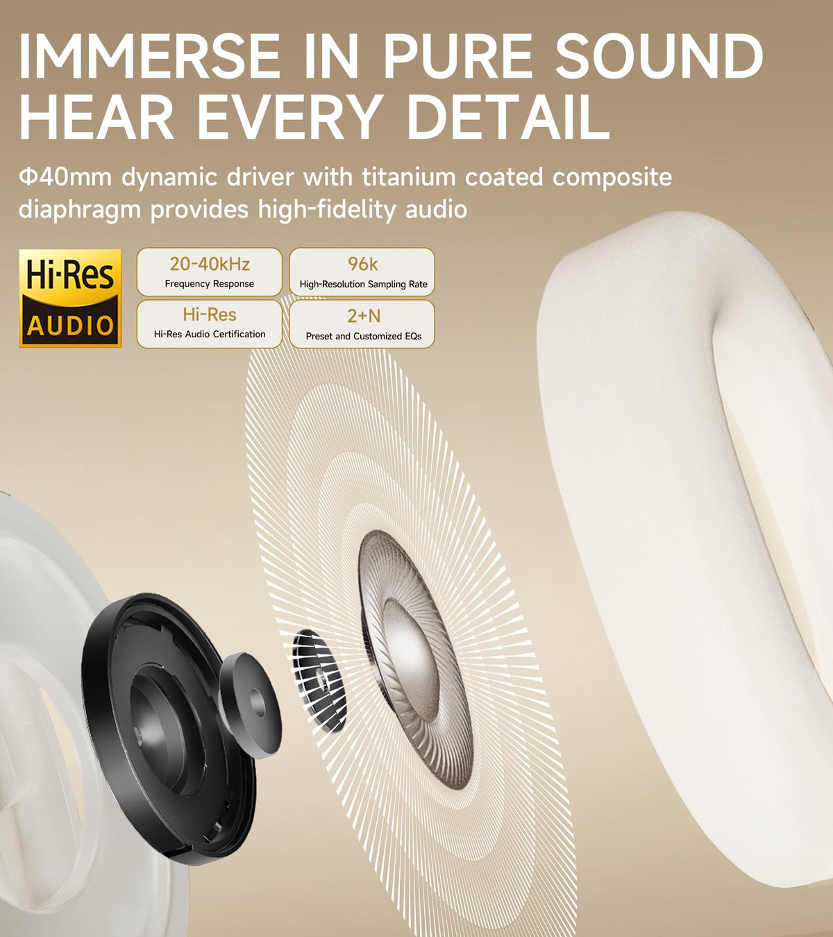 Edifier Atom Max worn on commute, illustrating noise reduction for focused listening