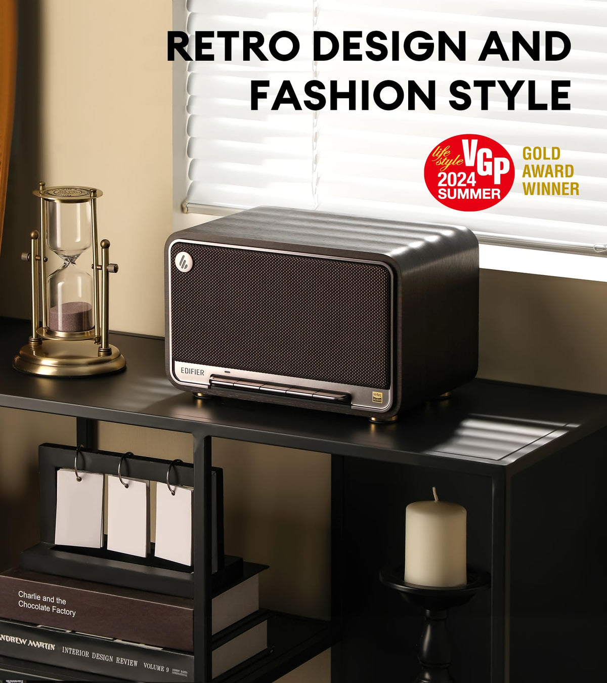 Edifier D32 wireless LDAC and Bluetooth 5.3 enable high-quality streaming.