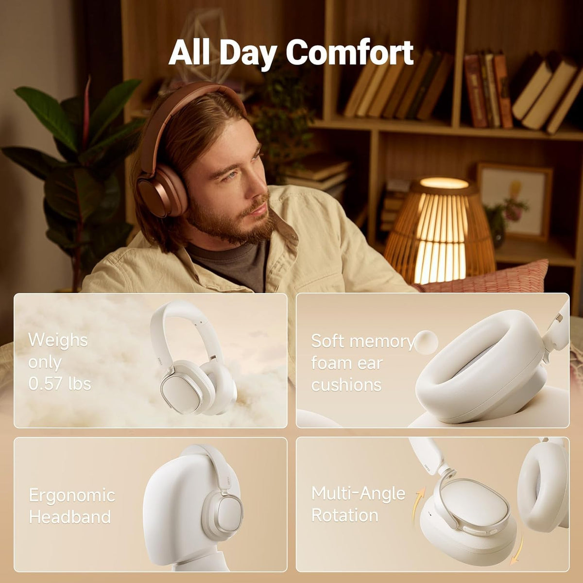 Edifier ES850NB Hi-Res audio with LDAC/SBC support for rich sound.