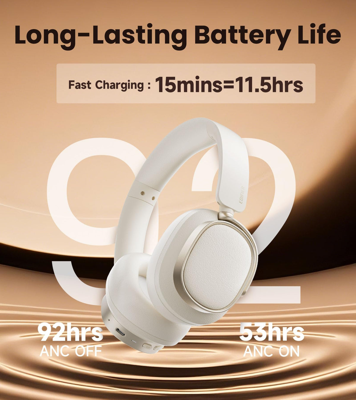 Edifier ES850NB headphones with hybrid ANC modes for customizable quiet.
