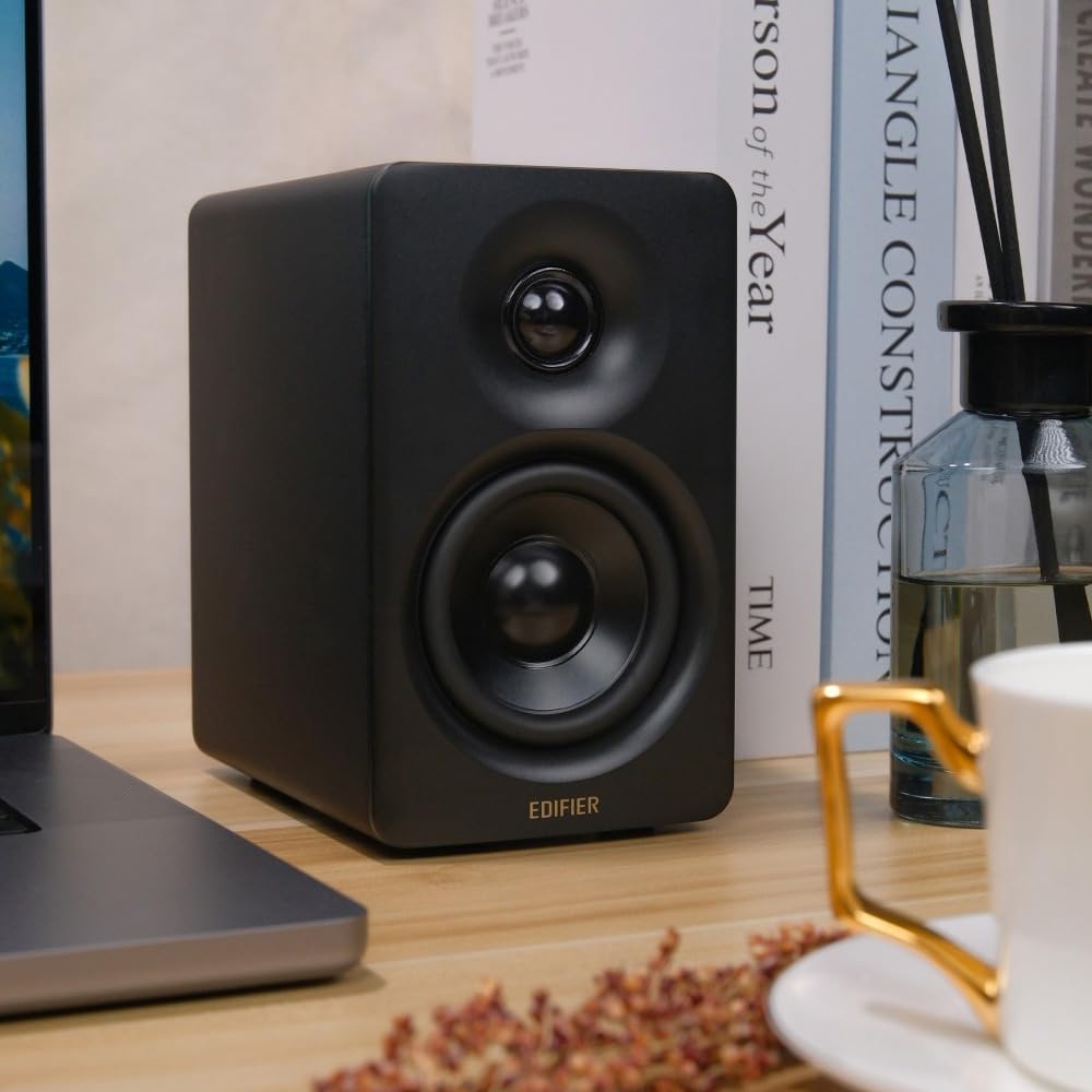 Edifier M60 66W RMS output delivers clear, room-filling sound.